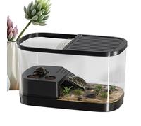 Pequeña Villa De Lujo De Cría De Ermitaño | Acuario Ecológico Tipo con Plataforma Trepadora Apto para Cría De Tortugas Diseñado Según La Ecología Natural para Optimizar El Hábit