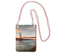 Pequeñas bolsas cruzadas para mujer, monedero para teléfono celular, cartera para teléfono celular, bolsa para teléfono celular Golden Gate Bridge