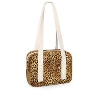 Pequeñas bolsas de deporte con estampado de piel de tigre y leopardo, minibolsa de gimnasio, ligera, casual, bolsa organizadora de deportes para niños, niñas, niños, mujeres y hombres