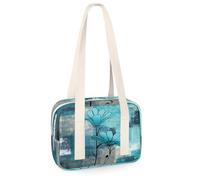 Pequeñas bolsas de lona deportivas con diseño de flores y arte abstracto, bolsa de gimnasio, ligera, casual, bolsa organizadora de viajes, para niños, niñas, niños, mujeres y hombres