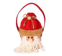 Pequeñas bolsas navideñas para dulces, bolsas de Nochebuena - Bolsas de Navidad,Bolso temático de la Navidad del diseño de la manija de la cuerda para los favores de fiesta de los niños