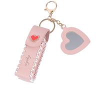 Pequeñas bolsas para pintalabios con llavero, elegante bolsa de almacenamiento para bálsamo labial, bolsas de almacenamiento para viajes y uso diario, soporte de bálsamo labial de moda, a, Mass Beauty