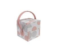 Pequeñas cajas de regalo,cajas para favores de fie 5 cajas de dulces navideñas, cajas de galletas de regalo, cajas de decoración navideña (color: rosa)