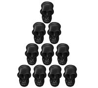 Pequeñas calaveras de Halloween | Rick or Treat | Calavera pequeña de Halloween, decoración de cabezas de calavera, calaveras pequeñas, juego de cabezas de esqueleto, cabezas de esqueleto en miniatura