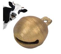 Pequeñas campanas de vaca - Campana de pasto para ovejas, campana de mascota para perros, accesorio de llamada fuerte contra pérdida, adorno de campana de vaca, ideal para ganado, ganado, patio