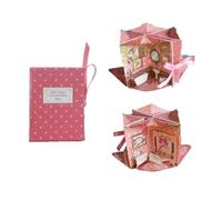 Pequeñas casas de libros a escala 1:12, decoración de libros en miniatura plegables con diorama oculto en el interior, pequeños libros realistas hechos a mano para casas de muñecas y estantería