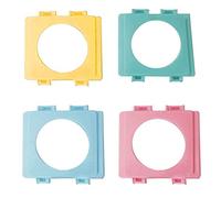 Pequeñas colocaciones de la jaula del hámster, deflector externo de la boca del tubo, hámsters Toy Jaulas túnel puerto fuera de la placa