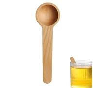 Pequeñas cucharas de madera - Medidor ligero para leche en polvo de 5 g, mini cucharilla de café ecológica, cuchara de especias resistente hecha a mano | reutilizable natural para cara