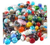 Pequeñas cuentas de vidrio surtidas, 500 g, 4-20 mm