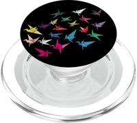 Pequeñas grullas de Origami PopSockets PopGrip para MagSafe