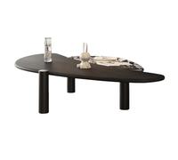 Pequeñas mesas auxiliares para el dormitorio Apartamento Mesa de café de mármol Sala de estar Grano de madera moderna pequeña mesa auxiliar simple Cafetería Mesa de café para sala de estar