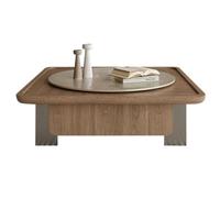 Pequeñas mesas auxiliares para el dormitorio Mesa de té de madera, mesa de café pequeña, mesa auxiliar de dormitorio moderno, mesa cuadrada simple, sala de estar Mesa de café Para la sala de estar