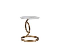 Pequeñas mesas auxiliares para el dormitorio Rock Board Mesa lateral Moderno minimalista Pequeño Apartamento Sala Sofá Redondo Pequeño Mesa de café Mesa de café para la sala de estar(M)