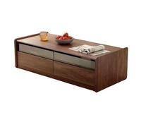 Pequeñas mesas auxiliares Para el dormitorio TV armario combinado para un apartamento pequeño, mesa de té de vidrio, mesa de salón, muebles multifuncionales Mesa de café Para la sala de estar(130cm)