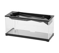 Pequeñas peceras de ecosistema con sistemas de circulación, bombas de bajo ruido, diseño acrílico transparente para decoración del hogar, tanques de acuario de acrílico transparente con filtro