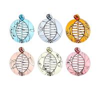 Pequeñas Pinzas para el Pelo - 6 Piezas Antideslizantes Accesorios de Pequeños,Pinzas de Pelo Tipo Garra para Mujeres | para Niñas con Cabello Grueso Fino Largo Corto Rizado Hogar Oficina