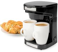 Pequeño 1-2 Tazas Máquina de Café + 2x Taza + Duración Filtro Compacto Filtro