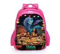 (Pequeño (27*14*35), 3) Raya y el último dragón Mochila para niños Mochila escolar de gran capacidad para estudiantes