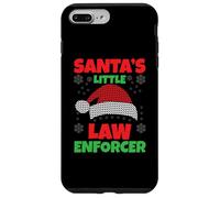 Pequeño Agente de la Ley de Santa Santa Policía Navidad Carcasa para iPhone 7 Plus/8 Plus