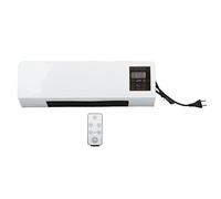 Pequeño Aire Acondicionado, Enfriador de Aire Montado en la Pared, Portátil Silencioso Cortina de Aire Interior Ventilador de Aire Acondicionado para el Baño Dormitorio