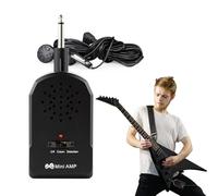 Pequeño amplificador de guitarra, amplificador de guitarra - Amplificadores inalámbricos de guitarra y bajo - Práctica de instrumentos musicales suministra 4 efectos incorporados para rendimiento, esc