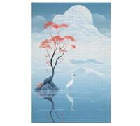 Pequeño ángel lindo 1000 piezas rompecabezas de madera para adultos niños, rompecabezas imposible, juego de habilidad para toda la familia (78×53cm)