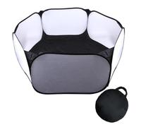Pequeño animal Playpen, no resbalón portátil closure, interior al aire libre Pet Playpen for Cat Bunny Chick Kitten Puppy Garden Yard Home Living Room Bedroom Camping Safe Animal Activity Fence