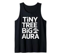 Pequeño Árbol Gran Aura Bonsai Arte Zen Artístico Amante Camiseta sin Mangas