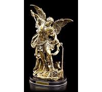 Pequeño Arcángel Michael Figura con Base - Sieg Acerca de el Diablo