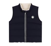 Pequeño barco chaqueta para bebé sin mangas reversible A0du505 ropa día bebé niño (paquete de 1), Azul crudo, 6 mes
