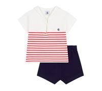 Pequeño barco ropa día bebé niño, MARSHMALLOW/MULTICO, 12 meses
