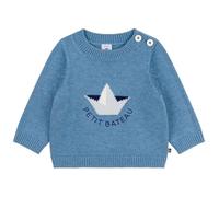 Pequeño Barco suéter de bebé de Lana y algodón patrón Barco A0ebc01 Ropa día bebé niño (1 Unidades), Azul Multicolor, 6 Meses