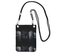Pequeño bolso cruzado para llevar un teléfono móvil, diagonalmente, papel tapiz de serpiente, mini bolso de hombro, cartera para teléfono inteligente