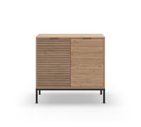 Pequeño buffet de 2 puertas y patas de metal ariel - l80 cm