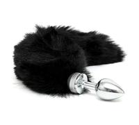 Pequeño Butt plug con negro cola