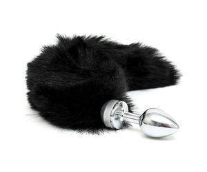Pequeño Butt plug con negro cola
