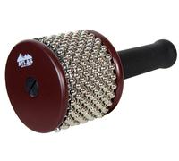Pequeño Cabasa By Atlas Madera Con Metal Bolas & Espuma Mango. Percusión