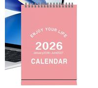 Pequeño Calendario De Escritorio 2026 - Planificador para Enero 2026 a Junio 2027 - Calendario Diario | para la Familia y los Amigos y los Profesores y el Hogar y el Interior y la Escuela y la Oficina