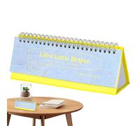 Pequeño Calendario De Oficina 2026 - Grandes Bloques Linados Papel Grueso | Pequeño Calendario de Oficina Enero-Diciembre,Para Suministros Escolares Aula Trabajo Cita Navidad Año Nuevo