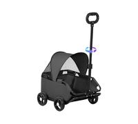 Pequeño Cochecito De Mascotas - Carruaje Para Perros Fácil De Doblar | Corredor De Perros Portátil | Avistable Para Cachorros Y Gatitos, Perfecto Para Desplazarse, Caminar, Playa, Parques, Centros Com