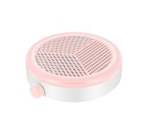 Pequeño colector de polvo de uñas silencioso, potente ventilador eléctrico con succión ajustable para manicuras técnicas de uñas, inmersión de gel de uñas acrílicas, bajo ruido, rosa