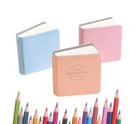 Pequeño cuaderno de bocetos, diario de dibujo con tapa dura, 300 g/m², 3 unidades, 48 páginas, bloc de bocetos para escuela de arte, viajes, escuela, aula