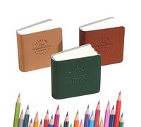 Pequeño Cuaderno De Bocetos - Papel 5x5cm 48 Páginas 3 Unidades | Mini Cuaderno Acuarela Viaje | Libro Acuarela | Libreta Dibujo Compacta Para Viajes Práctica Arte Diario Bocetos