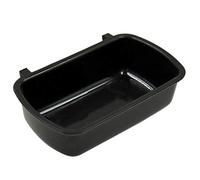 Pequeño cuenco de alimentación para mascotas para carcasa con gancho, taza de plástico, jaula para pájaros, hámster, cachorro, rabino, alimentador de comida para mascotas