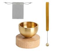 Pequeño cuenco tibetano hecho a mano, para yoga, meditación, relajación, atención plena, curación de chakras, alivio del estrés