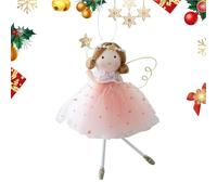 Pequeño de muñeca de ángel de Cuento de - Lindo Colgante de ángel de niña Colgante de 5,5 Pulgadas | Figura de Tela | Decoración de Invierno para árbol de Navidad, repisa del hogar, Venta