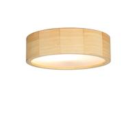 Pequeño de Techo Redondo Madera Cristal Ø27cm Blendarm Deckenleuchte Piso Salón