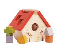 Pequeño Día Clasificador de Formas Casa de Pájaros, Juguete de Madera FSC, 16 x 12 x 14,5 cm, 12 Meses+, El Toy Van
