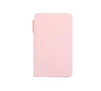 Pequeño diario portátil literario fresco creativo manual de viaje, color rosa A7