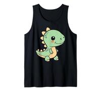 Pequeño Dino Lindo niño Divertido Simple Dinosaurio Camiseta sin Mangas